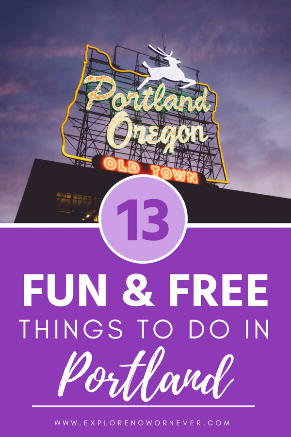 This is the ultimate guide to free and fun things to do in Portland, Oregon! Experience this beautiful gem of the Pacific Northwest through delicious food, stunning parks, thought-provoking art, relaxing bike rides, and much more. #Portland #ThingsToDoPortland #Oregon #Travel #PortlandOregonThingsToDoIn #PortlandOregonFood