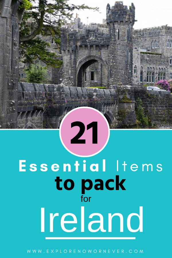Ireland packing list | how to pack for Ireland | what to bring to Ireland | packing guide for Ireland | Ireland travel | where to go in Ireland | things you will need in Ireland #traveltips