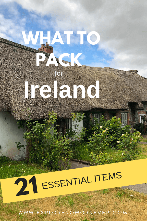Ireland packing list | how to pack for Ireland | what to bring to Ireland | packing guide for Ireland | Ireland travel | where to go in Ireland | things you will need in Ireland #traveltips