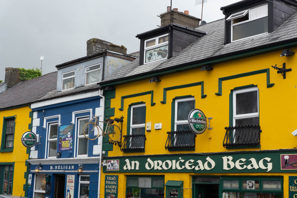 colorful buildings in downtown Dingle