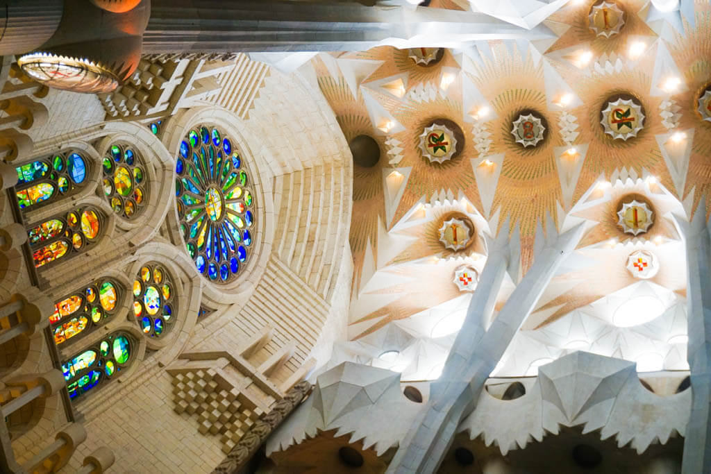 Interior Sagrada Familia Cathedral