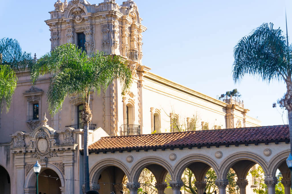 museum exterior at Balboa Park