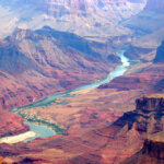 Colorado River flowing through the Grand Canyon