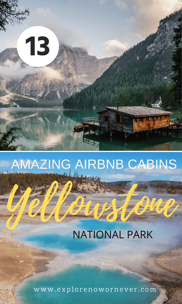 Looking for the best Airbnb cabins in Yellowstone National Park? Here are 13 incredible places to stay—with gorgeous mountain views and wildlife out your window—organized by each of the park’s 5 entrances. Yellowstone National Park | Yellowstone travel tips | where to stay in Yellowstone
