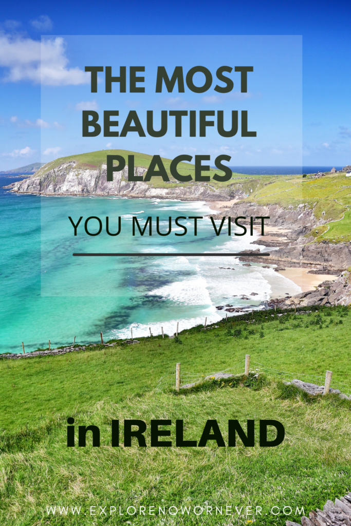 image of Irish beach with text overlay