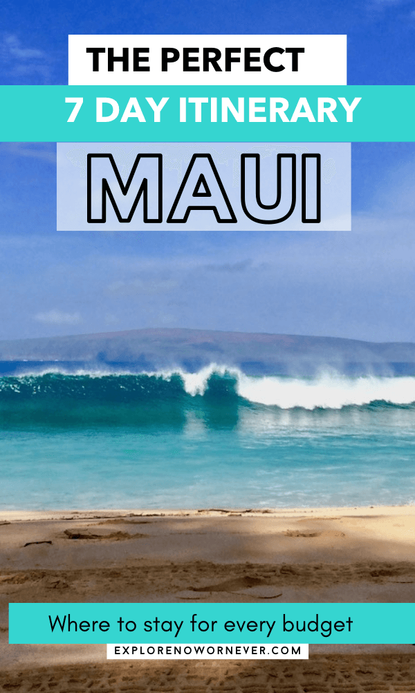 Looking for the ultimate Maui itinerary? From best beaches to driving the Road to Hana, this is a detailed list of what to do and where to stay if you have 3, 5, or 7 days on Maui. Read more here. Maui Hawaii things to do in | Maui itinerary | Hawaii bucket list | Maui travel guide