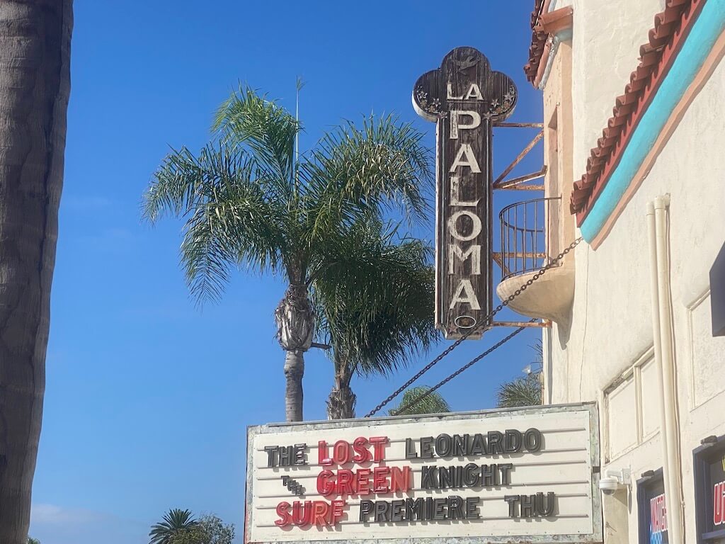 La Paloma Theater sign