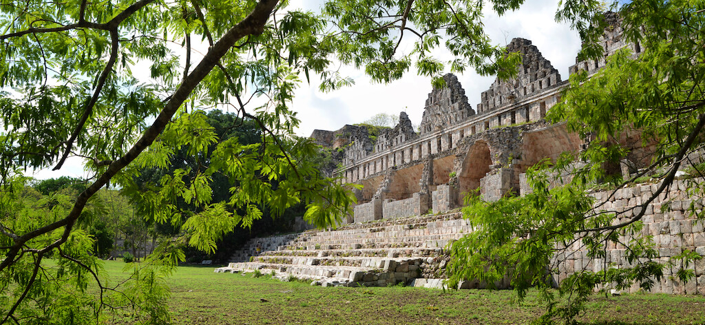 House of the Piegeons in the Maya city of Uxmal