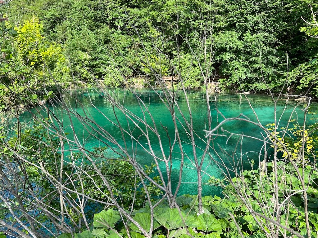 turquoise lake at Plitvice national park