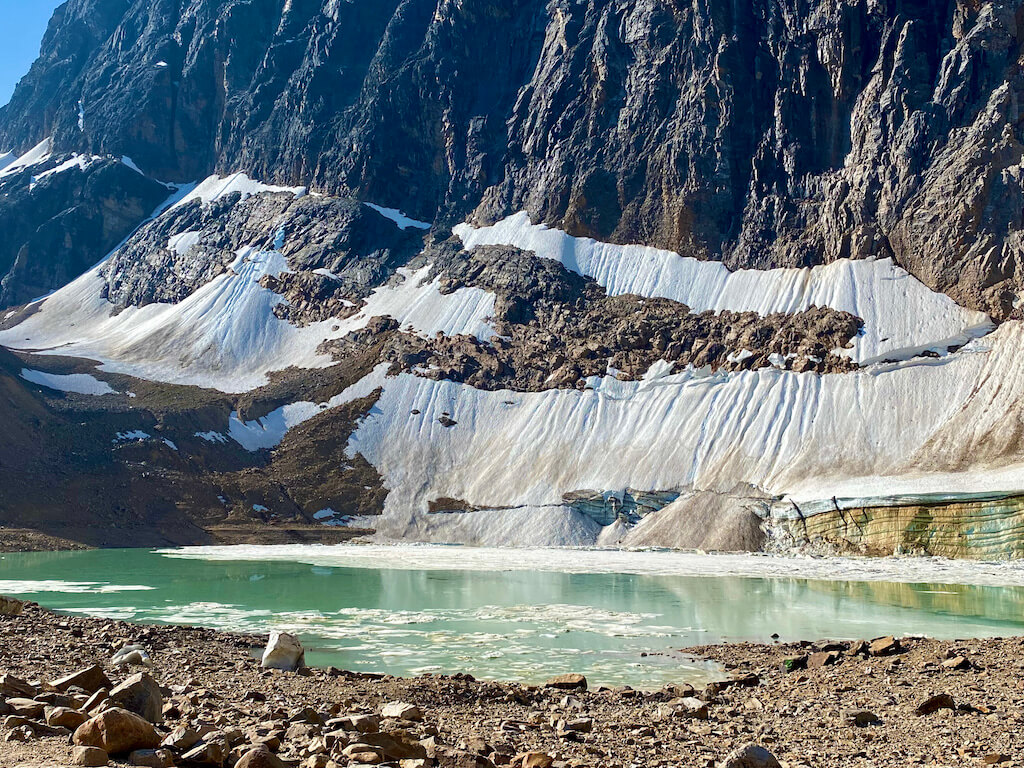 Edith Cavell glacier near Jasper