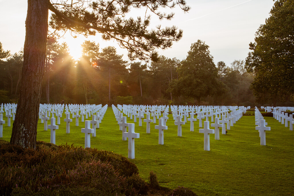 American cemetery in Collevile near Omaha beach, a must-see while touring Normandy's beaches