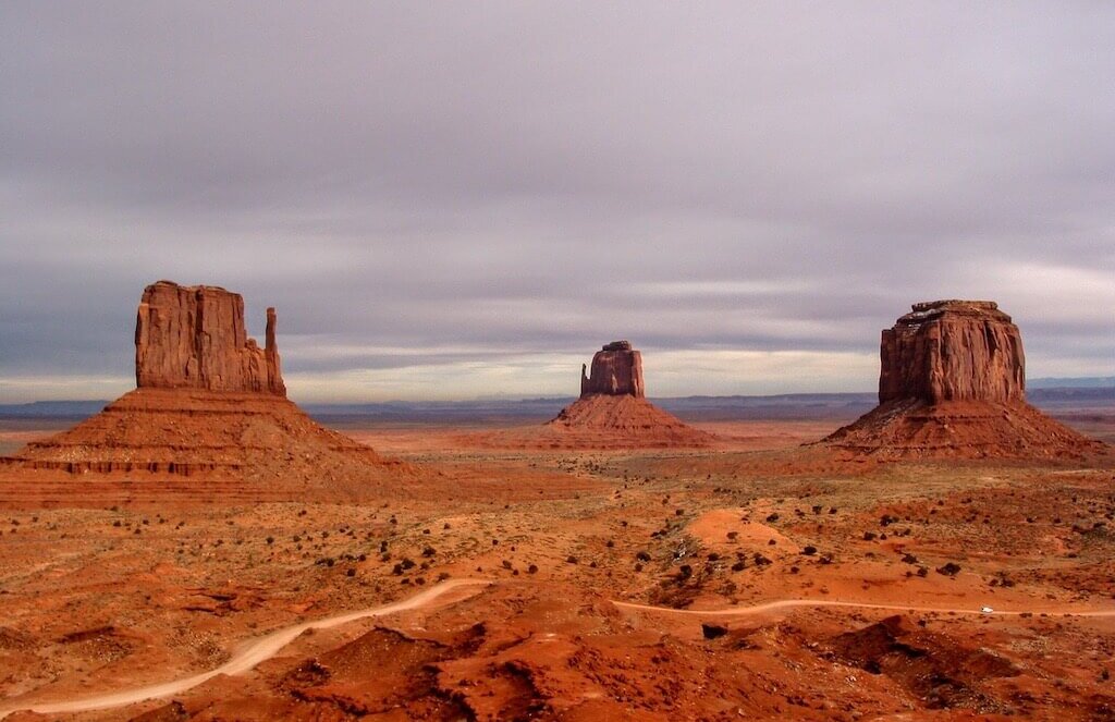 Iconic view of Monument Valley on the Arizona-Utah border