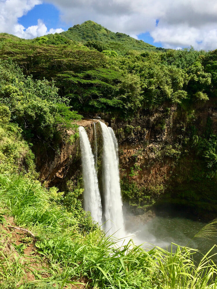Flowing waterfall at Akaka State Park