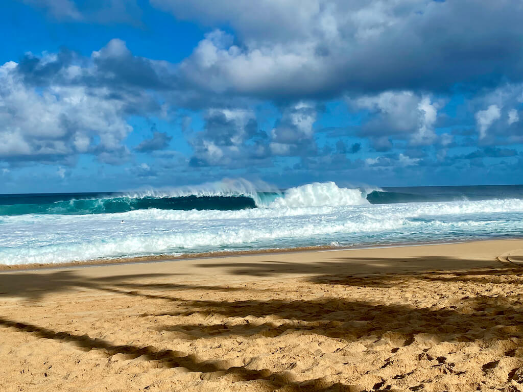 sunset beach on north shore of Oahu