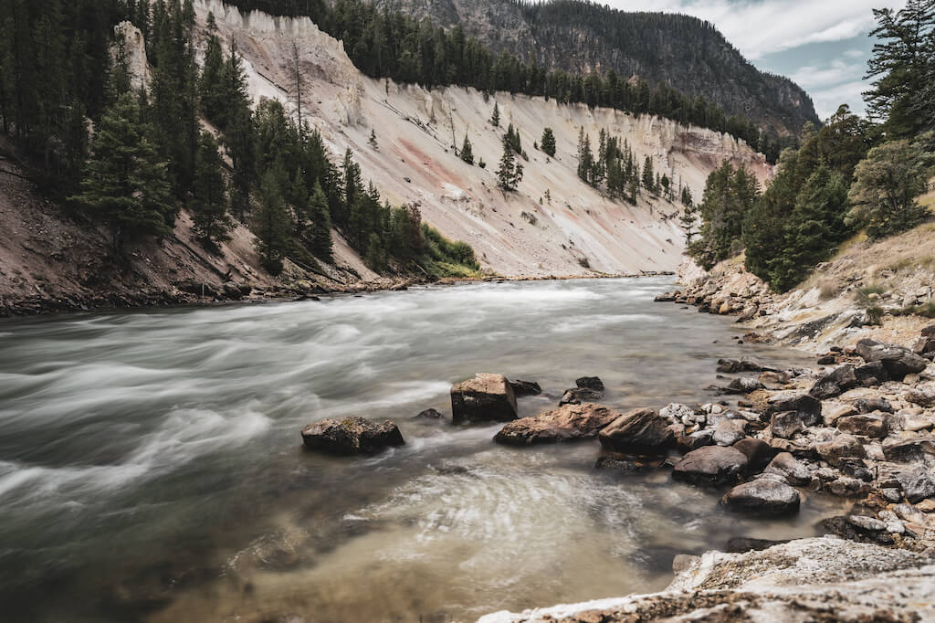 Smoothed Rapids Near Seven Mile Hole Along the Yellowstone River
