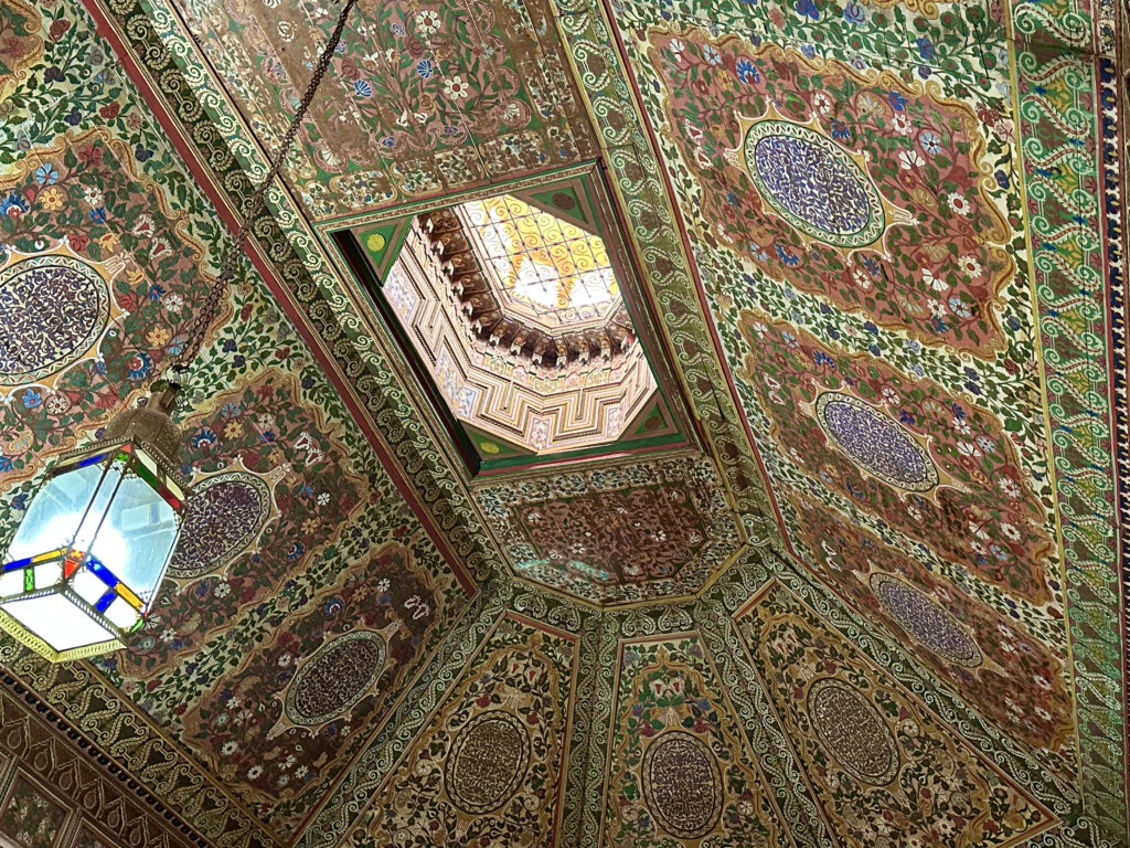 ceiling of Bahia Palace