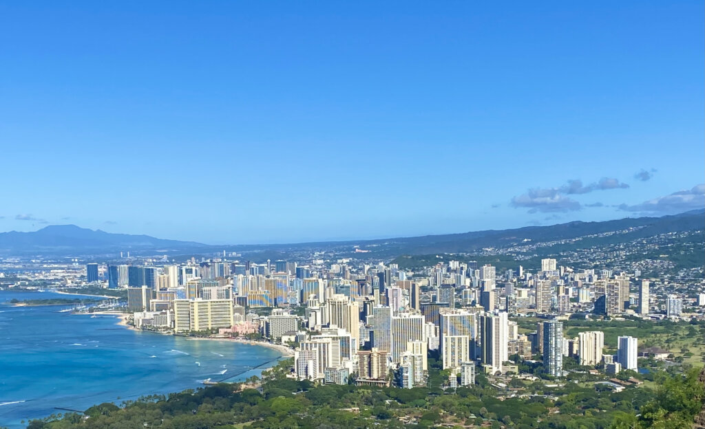 cityscape of Honolulu, Hawaii