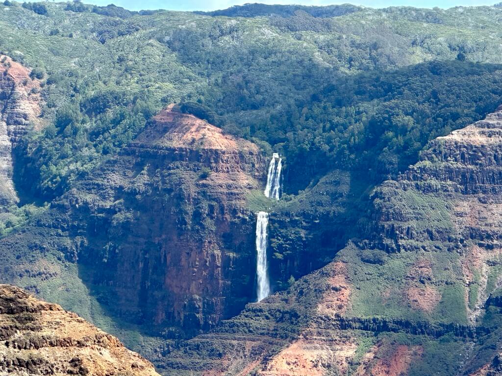 waterfall in Waimea Canyon