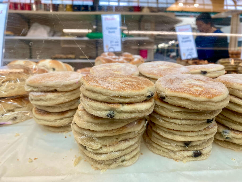 welsh cakes from Cardiff market