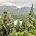 alpine lake at Mt Rainier on Sunrise Loop: Day 1 Mount Rainier itinerary