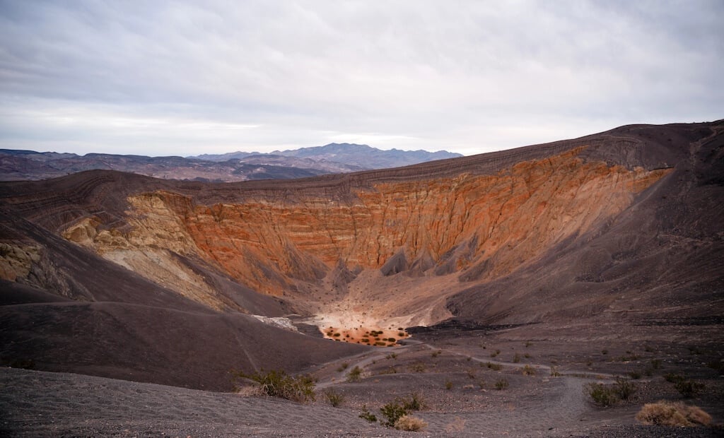 Ubehebe Crater in Death Valley