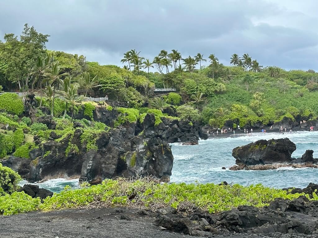 Black sand beach from my November Maui trip to Wainapanapa State Park